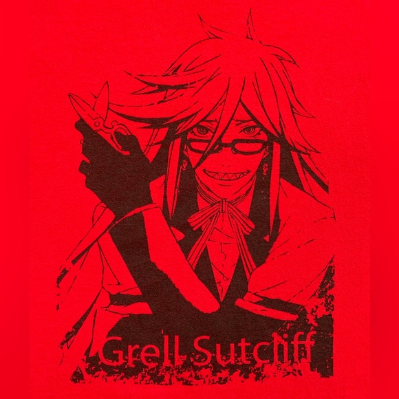 Grell Sutcliff Kuroshitsuji 2000’s T-Shirt - Picture 5 of 10